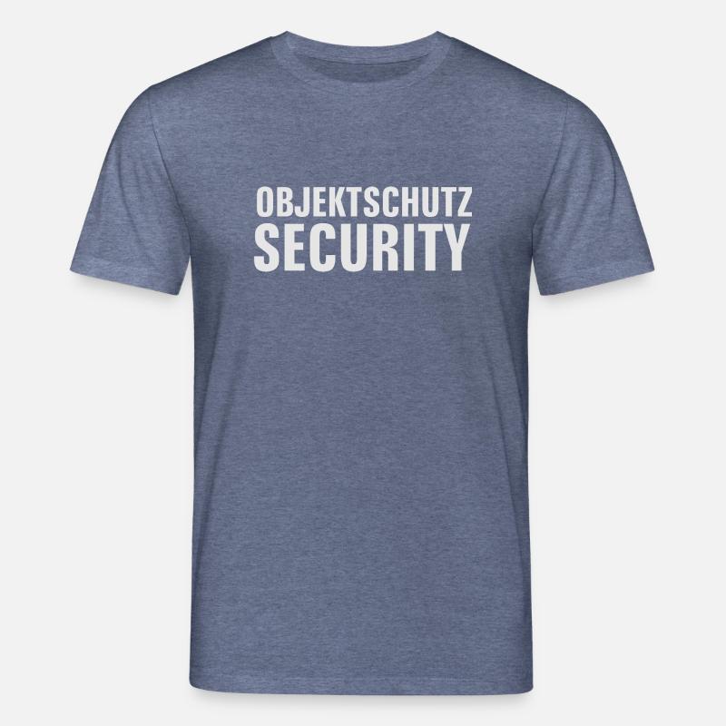 Ordnungsdienst, Security, Objektschutz - Stanley/Stella Unisex Bio-T-Shirt CREATOR  - Dunkelblau meliert