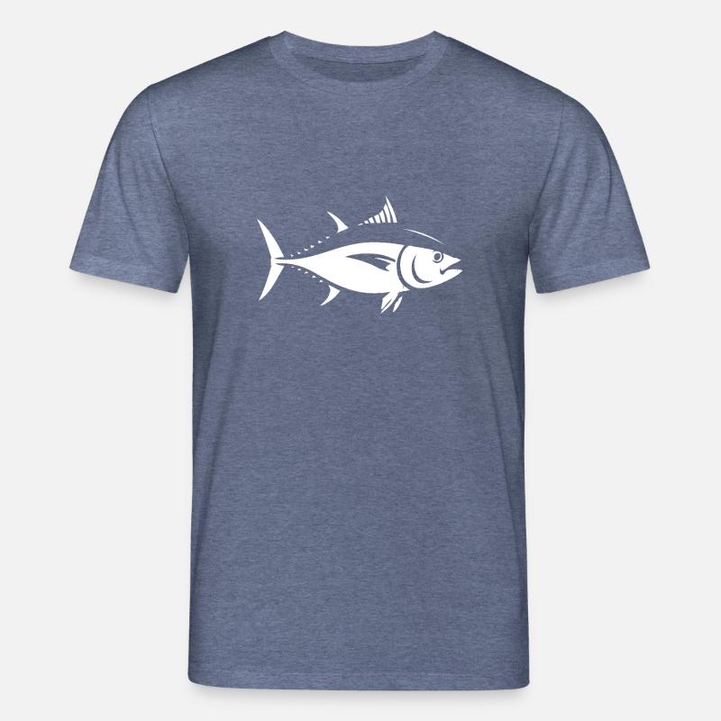 Thunfisch - Stanley/Stella Unisex Bio-T-Shirt CREATOR  - Dunkelblau meliert