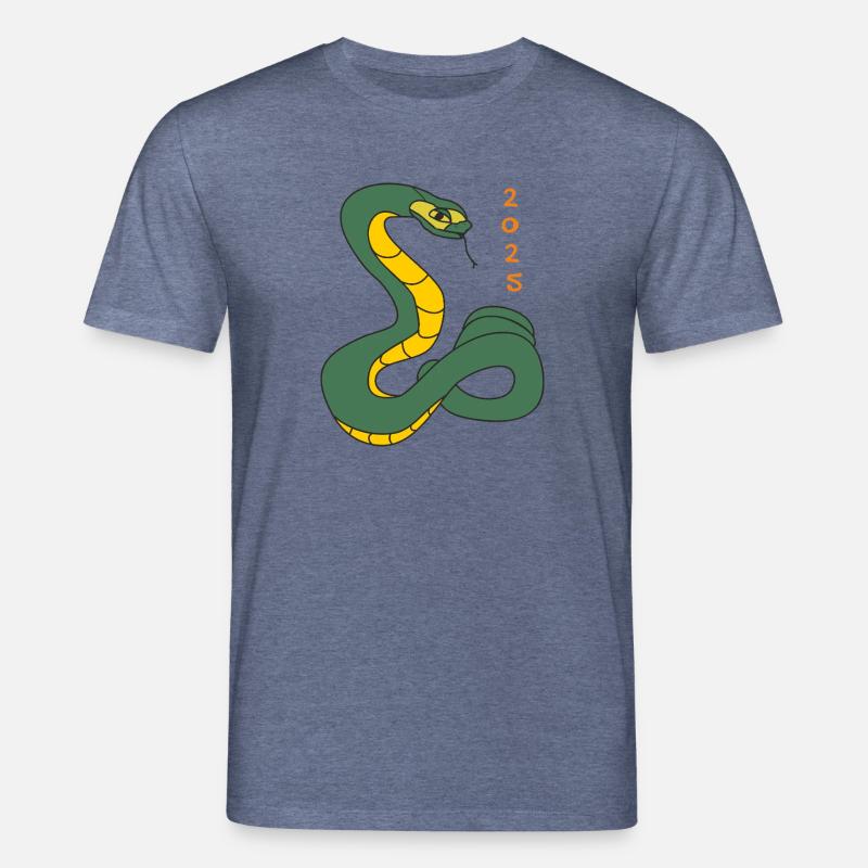 Serpent 2025 - T-shirt bio CREATOR Stanley/Stella Unisexe - bleu foncé chiné