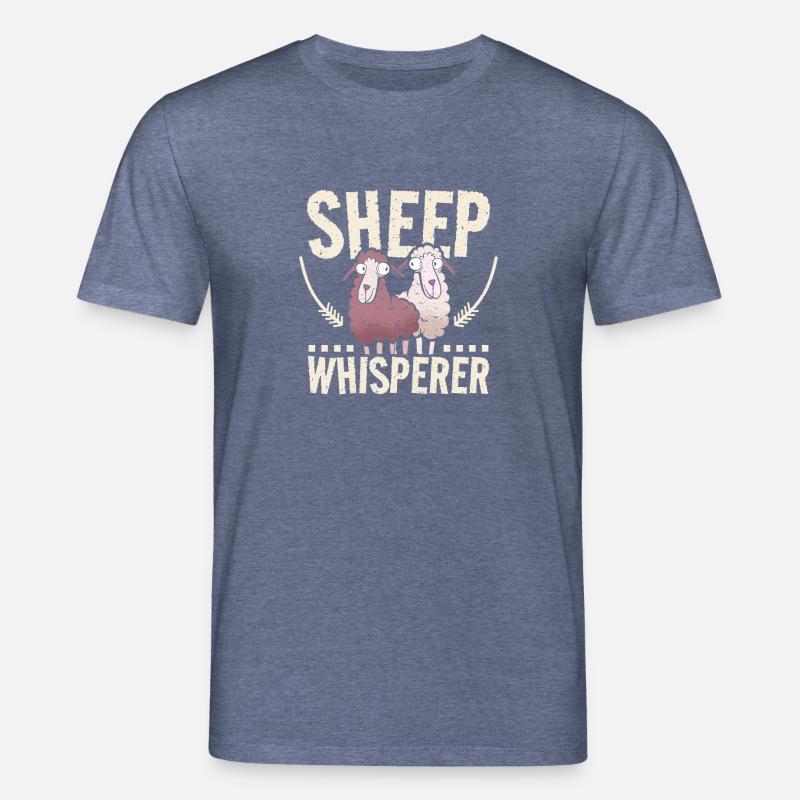 Sheep whisperer - Stanley/Stella Unisex Bio-T-Shirt CREATOR - Dunkelblau meliert