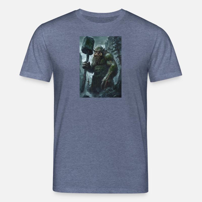 Géant Géant Norvège Cadeau - T-shirt bio CREATOR Stanley/Stella Unisexe - bleu foncé chiné
