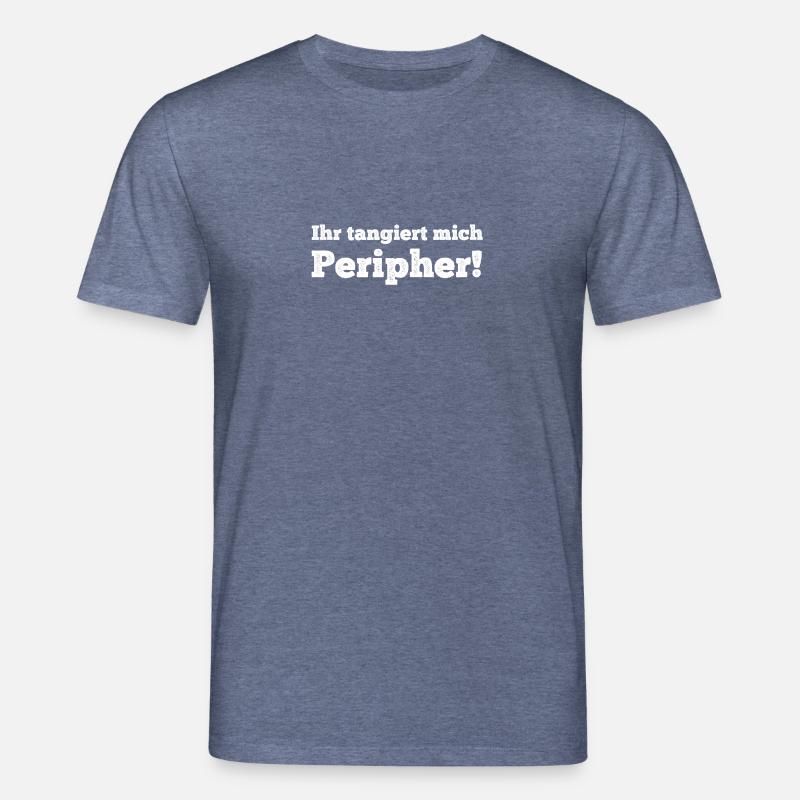You affect me peripherally! - Stanley/Stella CREATOR Unisex Organic T-Shirt - dark heather blue