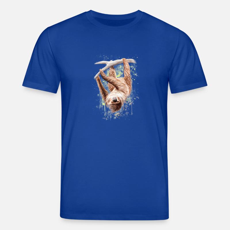 Faultier - Stanley/Stella Unisex Bio-T-Shirt CREATOR  - Dunkelblau