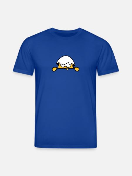Crazy chicks behind wall - Stanley/Stella CREATOR Unisex Organic T-Shirt - majorelle blue