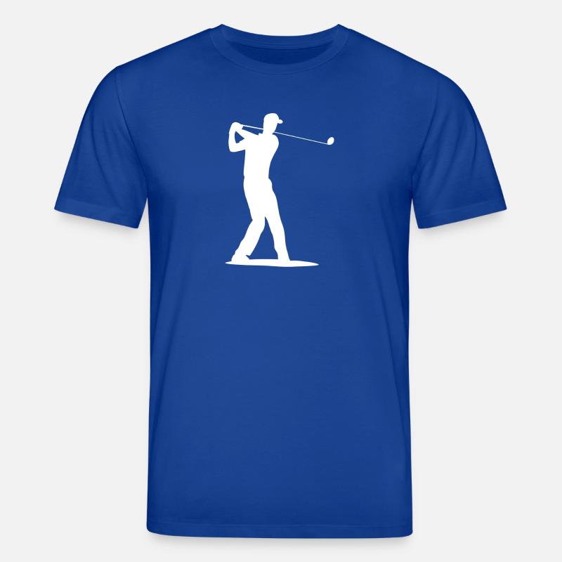 Silhouette de golfeur - Tee Golf - T-shirt bio CREATOR Stanley/Stella Unisexe - bleu foncé