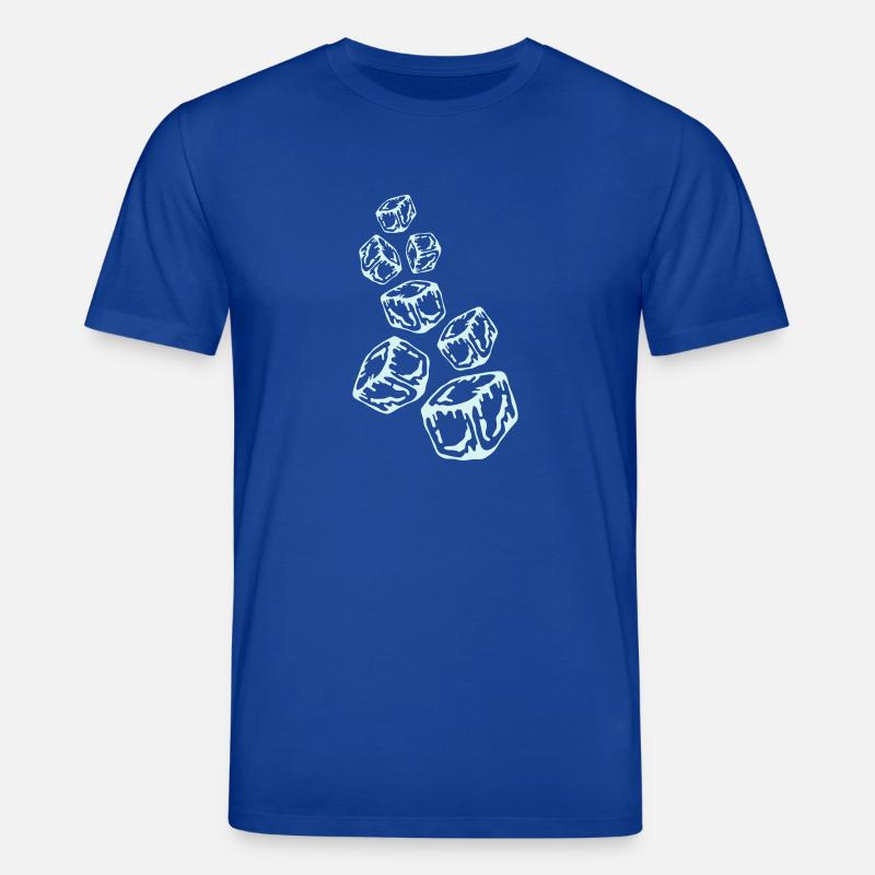 Ice Cubes Design - Stanley/Stella CREATOR Unisex Organic T-Shirt - majorelle blue