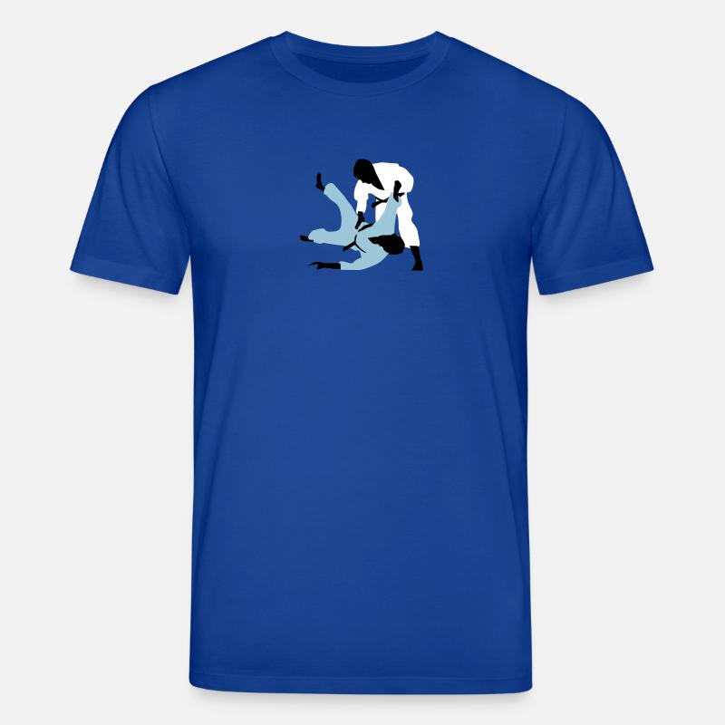 judo_a_3c - T-shirt bio CREATOR Stanley/Stella Unisexe - bleu foncé