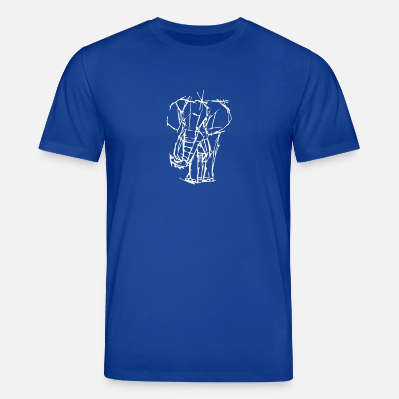 Elefant - Stanley/Stella Unisex Bio-T-Shirt CREATOR  - Dunkelblau