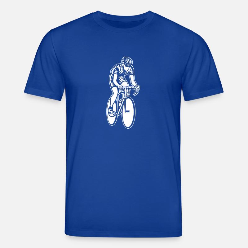 Course / Vélo de course 01_weiß - T-shirt bio CREATOR Stanley/Stella Unisexe - bleu foncé