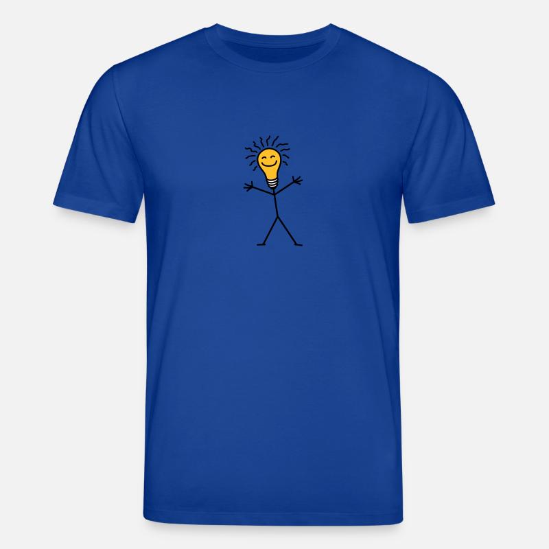 Light Bulb - Stanley/Stella Unisex Bio-T-Shirt CREATOR  - Dunkelblau