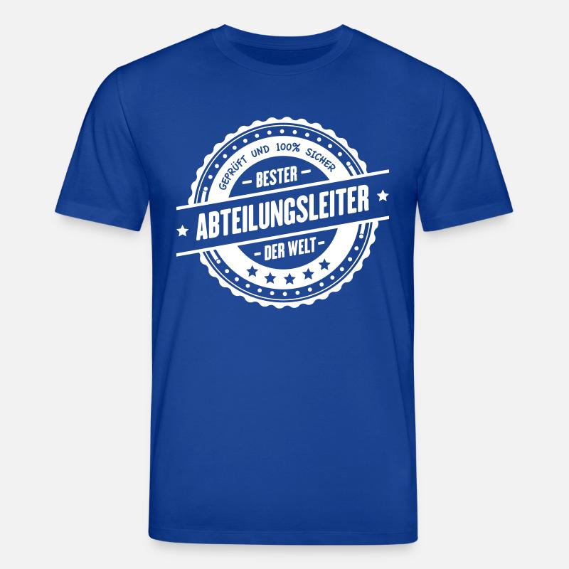 Bester Abteilungsleiter - Stanley/Stella Unisex Bio-T-Shirt CREATOR  - Dunkelblau
