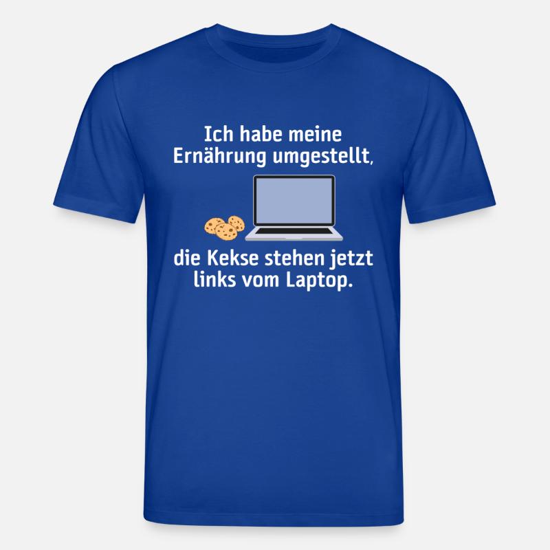 Nerd Spruch Ernährung - Stanley/Stella Unisex Bio-T-Shirt CREATOR  - Dunkelblau