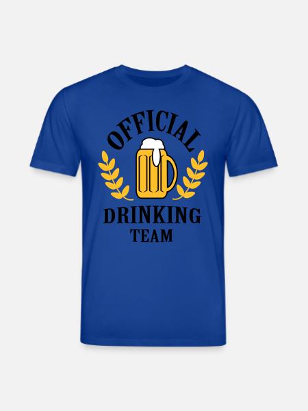 official_drinking_team - Stanley/Stella Unisex Bio-T-Shirt CREATOR - Dunkelblau
