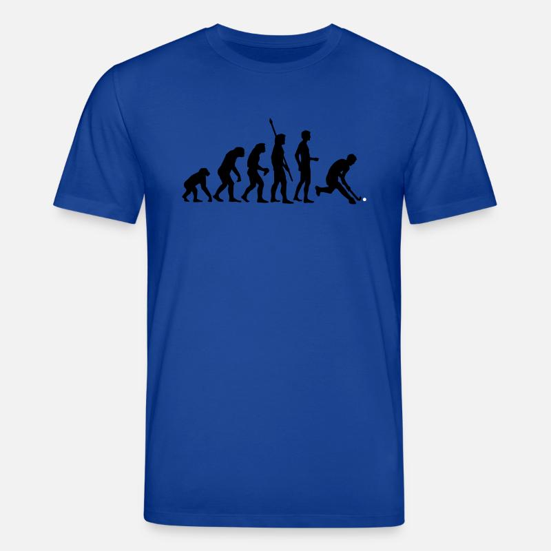 evolution_herren_hockey_2c - T-shirt bio CREATOR Stanley/Stella Unisexe - bleu foncé