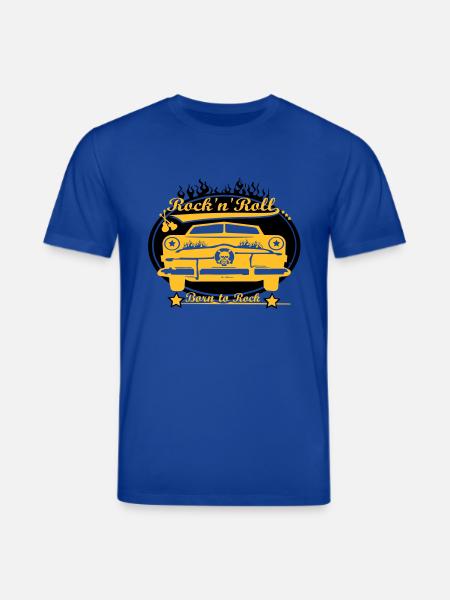 Born to Rock - Stanley/Stella Unisex Bio-T-Shirt CREATOR - Dunkelblau