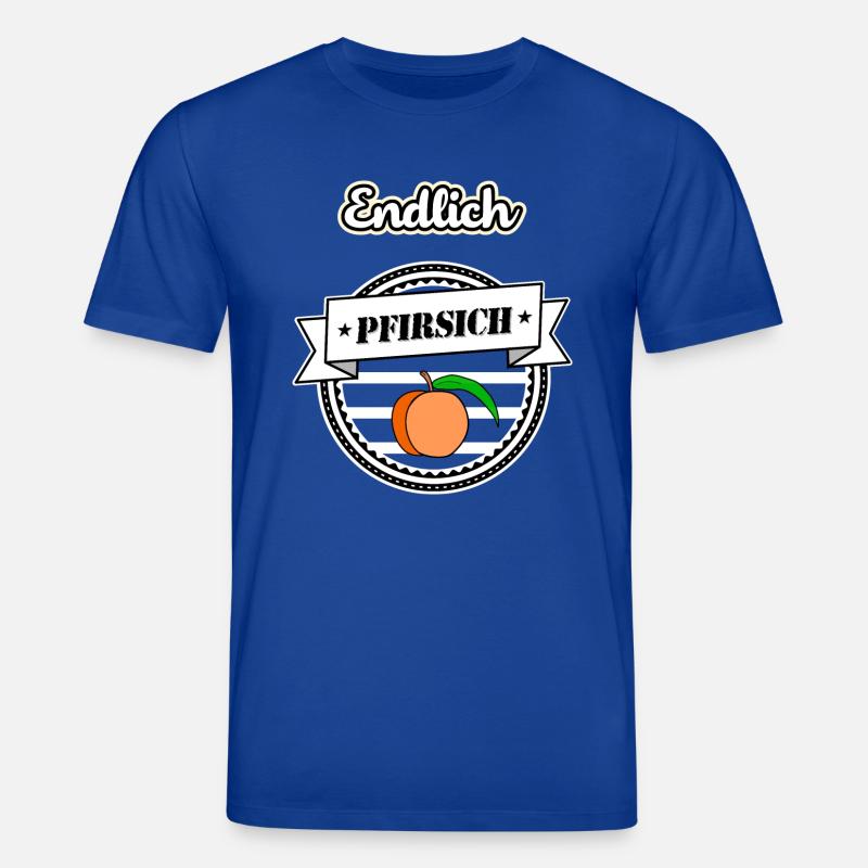 Endlich Pfirsich - 40 Vierzig sw - Stanley/Stella Unisex Bio-T-Shirt CREATOR  - Dunkelblau