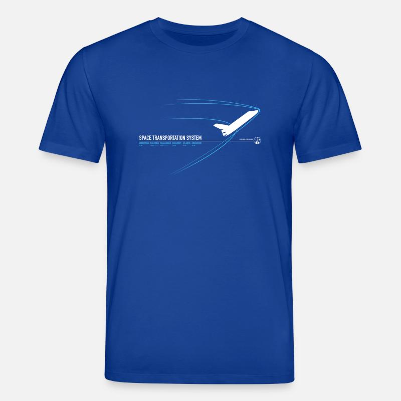 Navette spatiale (impression bleue) - T-shirt bio CREATOR Stanley/Stella Unisexe - bleu foncé