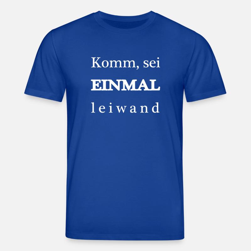 komm sei einmal leiwand - Stanley/Stella Unisex Bio-T-Shirt CREATOR  - Dunkelblau