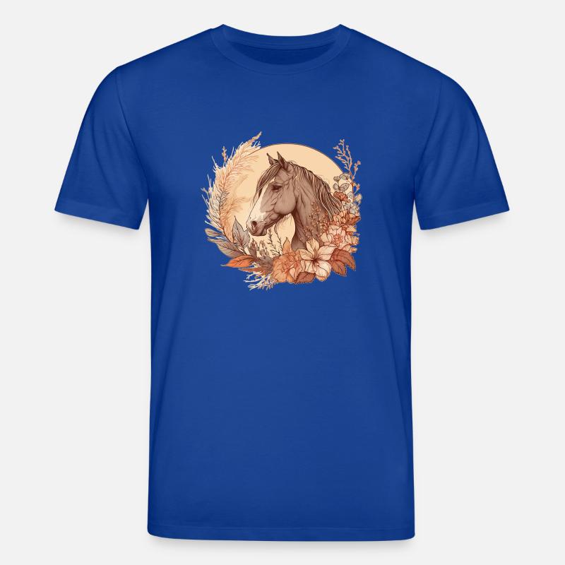 Pferd Boho - Stanley/Stella Unisex Bio-T-Shirt CREATOR  - Dunkelblau