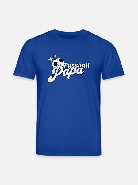 Cool football dad design for real football fans - Stanley/Stella CREATOR Unisex Organic T-Shirt - majorelle blue