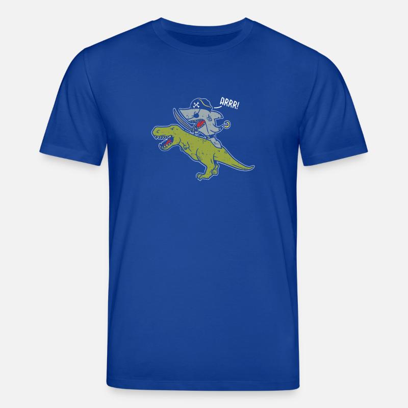 Hai reitet Dinosaurier - Stanley/Stella Unisex Bio-T-Shirt CREATOR  - Dunkelblau