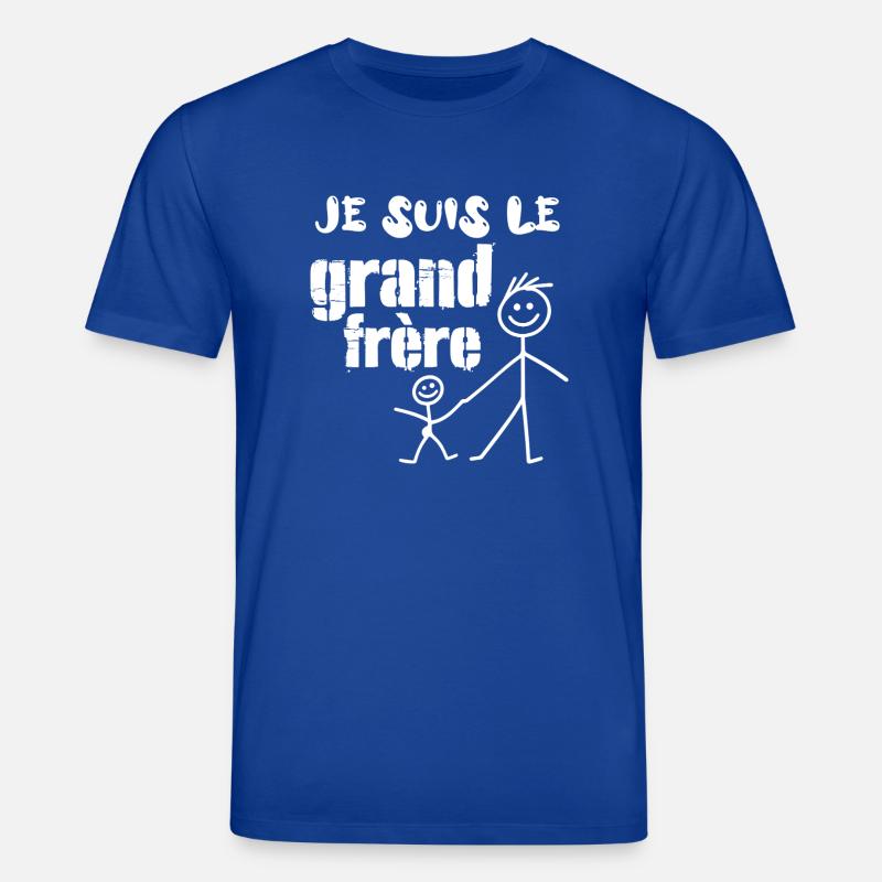 Ich bin der große Bruder - Stanley/Stella Unisex Bio-T-Shirt CREATOR  - Dunkelblau
