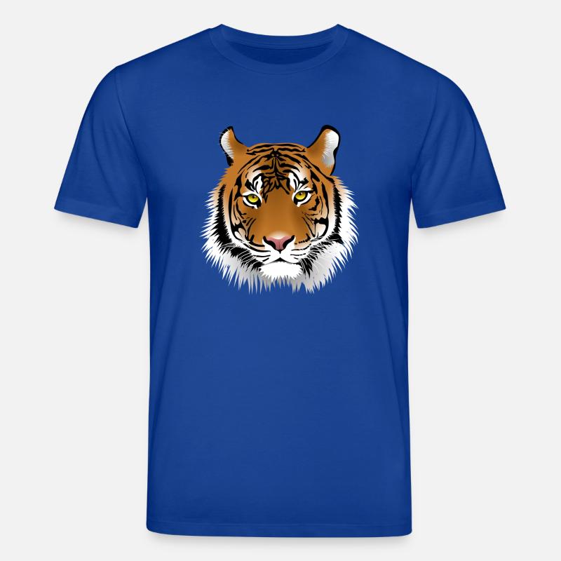 Big tiger - Stanley/Stella Unisex Bio-T-Shirt CREATOR  - Dunkelblau