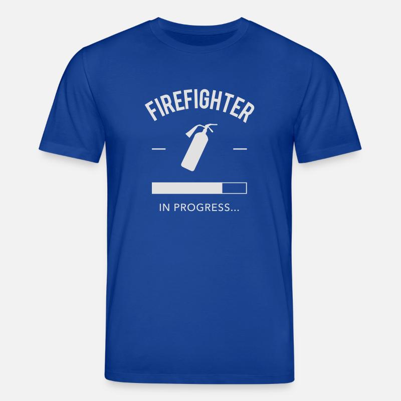 Firefighter in progress - T-shirt bio CREATOR Stanley/Stella Unisexe - bleu foncé