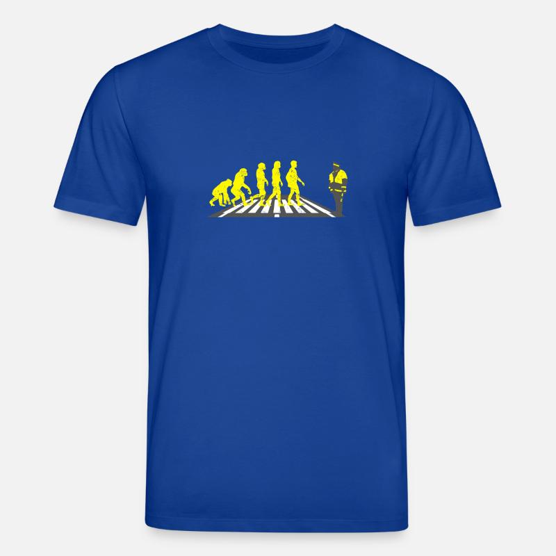Schülerlotse école d'aide cadeau d'évolution - T-shirt bio CREATOR Stanley/Stella Unisexe - bleu foncé