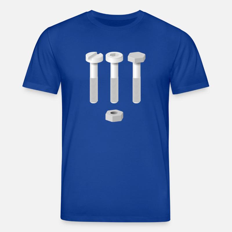 Schrauben und Mutter - Stanley/Stella Unisex Bio-T-Shirt CREATOR  - Dunkelblau