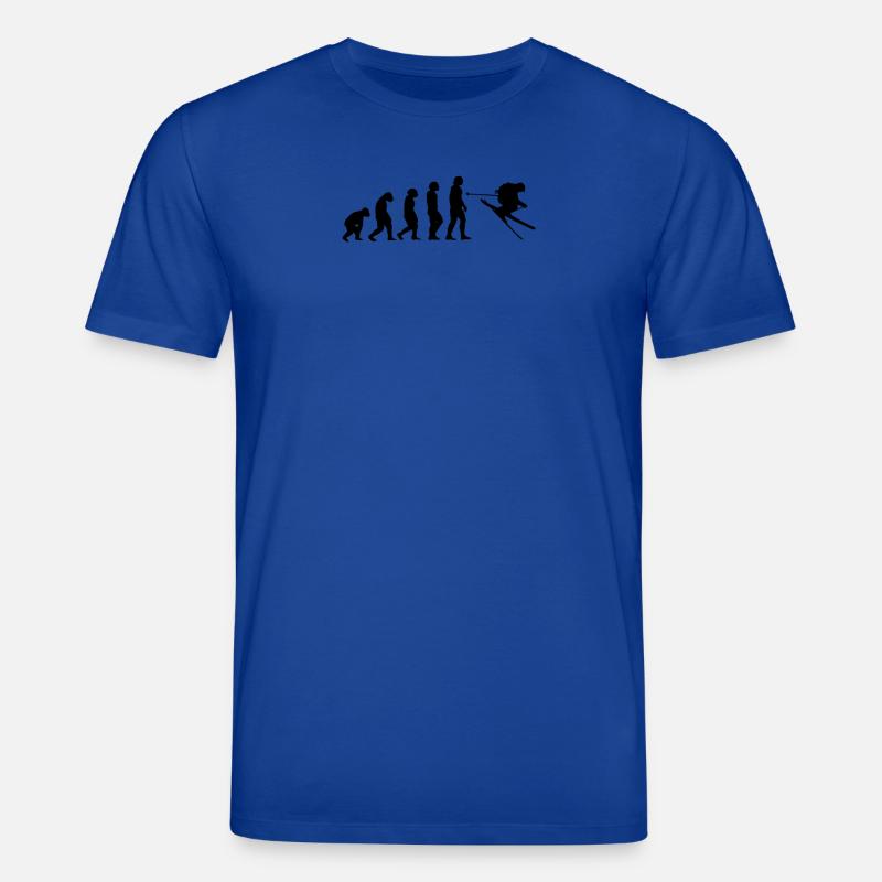 Ski Evolution Tshirt - Stanley/Stella Unisex Bio-T-Shirt CREATOR  - Dunkelblau