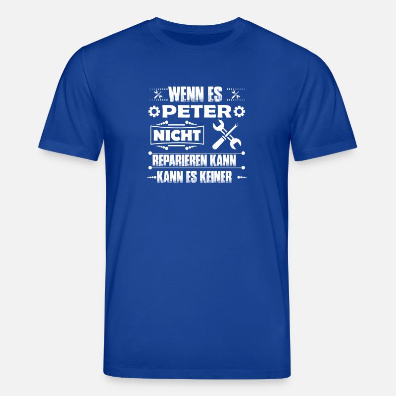 Peter - Handwerker Tshirt - Stanley/Stella Unisex Bio-T-Shirt CREATOR  - Dunkelblau