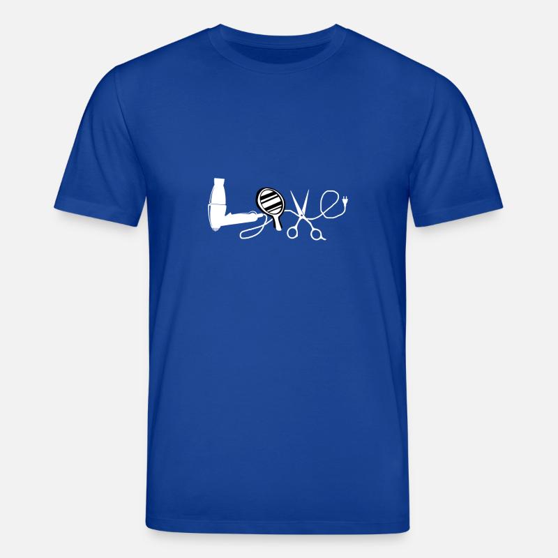 Coiffeuse Liebe Beruf Friseur Geschenk - Stanley/Stella Unisex Bio-T-Shirt CREATOR  - Dunkelblau