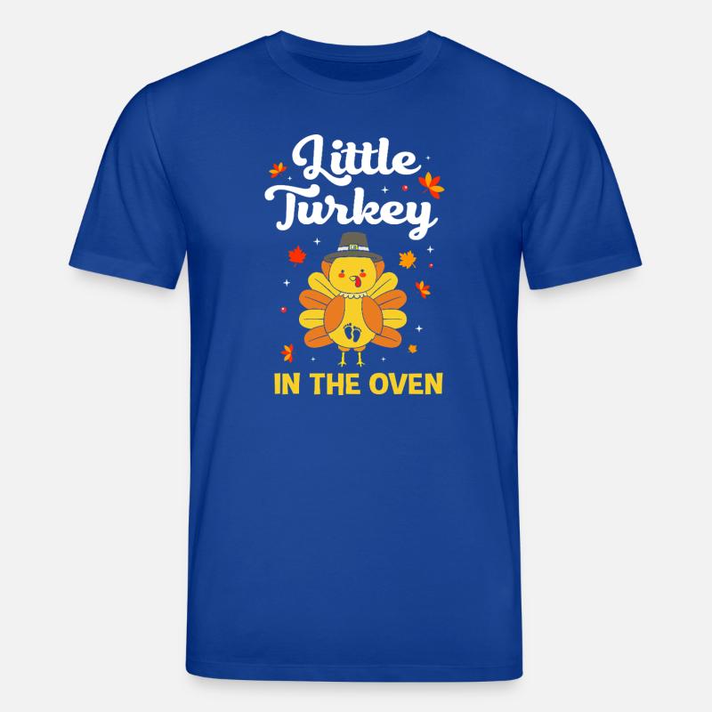 Thanksgiving Gender Reveal Werdende Mutter - Stanley/Stella Unisex Bio-T-Shirt CREATOR  - Dunkelblau