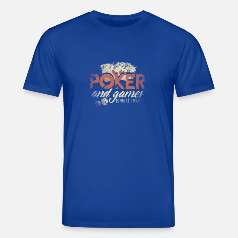Poker Geschenkidee - Stanley/Stella Unisex Bio-T-Shirt CREATOR  - Dunkelblau