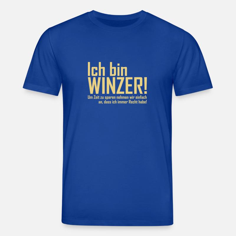 ich bin winzer - Stanley/Stella Unisex Bio-T-Shirt CREATOR - Dunkelblau
