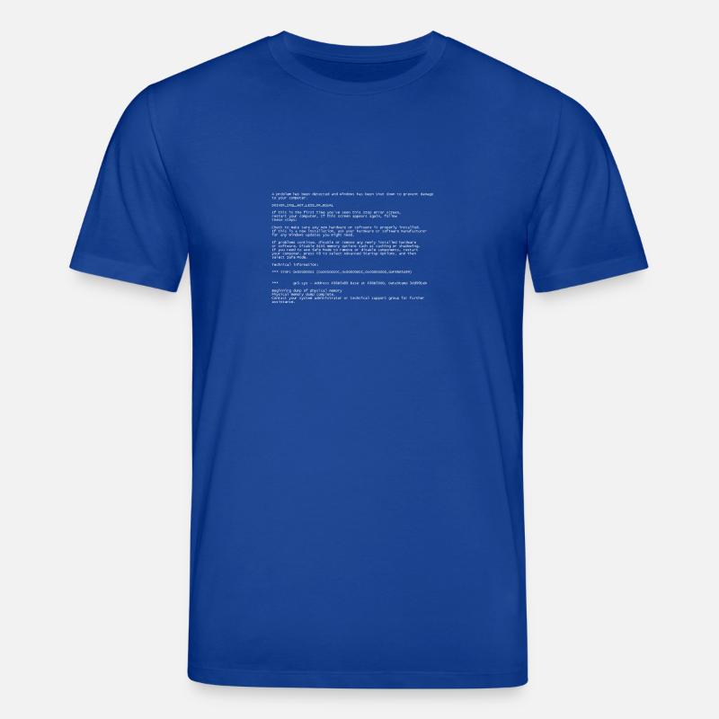 Blue Screen - Stanley/Stella Unisex Bio-T-Shirt CREATOR  - Dunkelblau