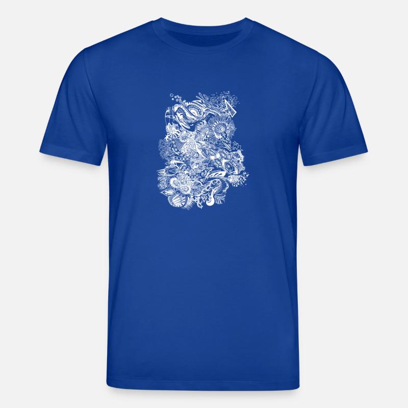 's doodle - Stanley/Stella Unisex Bio-T-Shirt CREATOR  - Dunkelblau