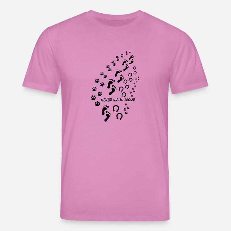 never walk alone 3 - Stanley/Stella Unisex Bio-T-Shirt CREATOR  - Pink