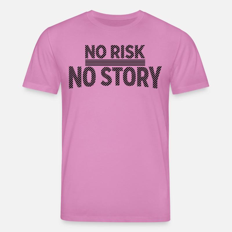 AUCUN RISQUE SANS HISTOIRE Déclaration d’aventure - T-shirt bio CREATOR Stanley/Stella Unisexe - rose