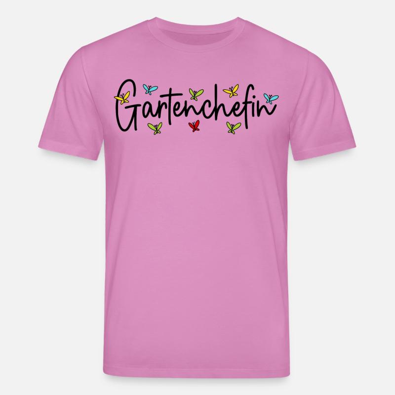 Garten Chefin Gärtnerin Gartenarbeit Gartenchefin - Stanley/Stella Unisex Bio-T-Shirt CREATOR  - Pink