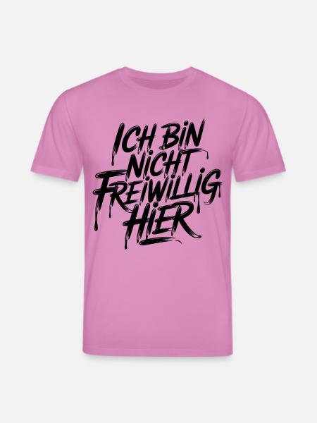 Ich bin nicht freiwillig hier - Stanley/Stella Unisex Bio-T-Shirt CREATOR - Pink