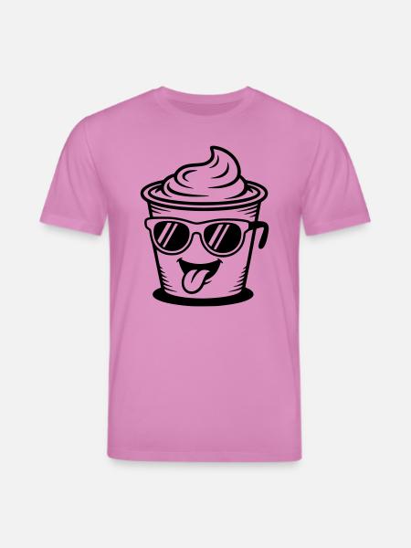Kopper, fløde, yoghurt, fløde, is (kan ændres farve) - Stanley/Stella CREATOR økologisk unisex-T-shirt - pink