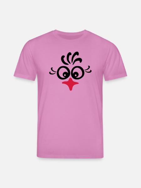 rooster_face - T-shirt bio CREATOR Stanley/Stella Unisexe - rose