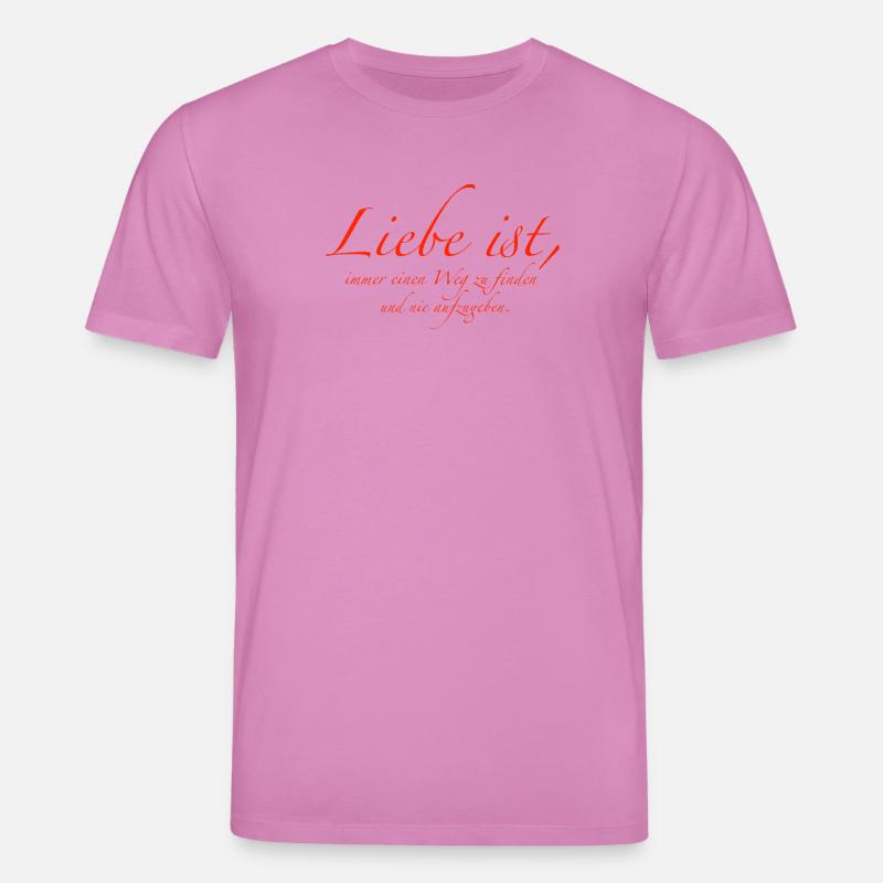 Liebe ist..... - Stanley/Stella Unisex Bio-T-Shirt CREATOR - Pink