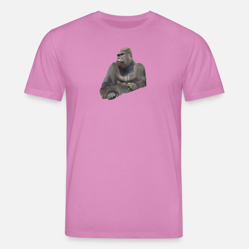 Gorilla - Stanley/Stella Unisex Bio-T-Shirt CREATOR  - Pink