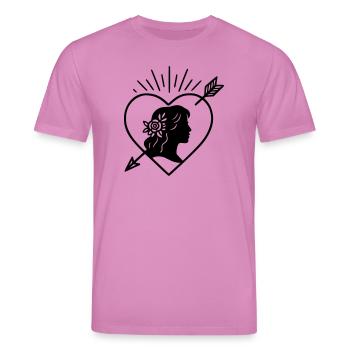 Die Braut - Stanley/Stella Unisex Bio-T-Shirt CREATOR  - Pink - Vorne - Alina (178cm) & Michal (187cm)