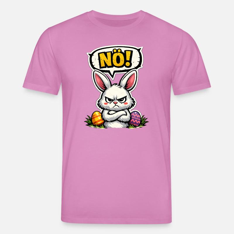 NÖ Hase Comic Ostern Geschenk - Stanley/Stella Unisex Bio-T-Shirt CREATOR - Pink