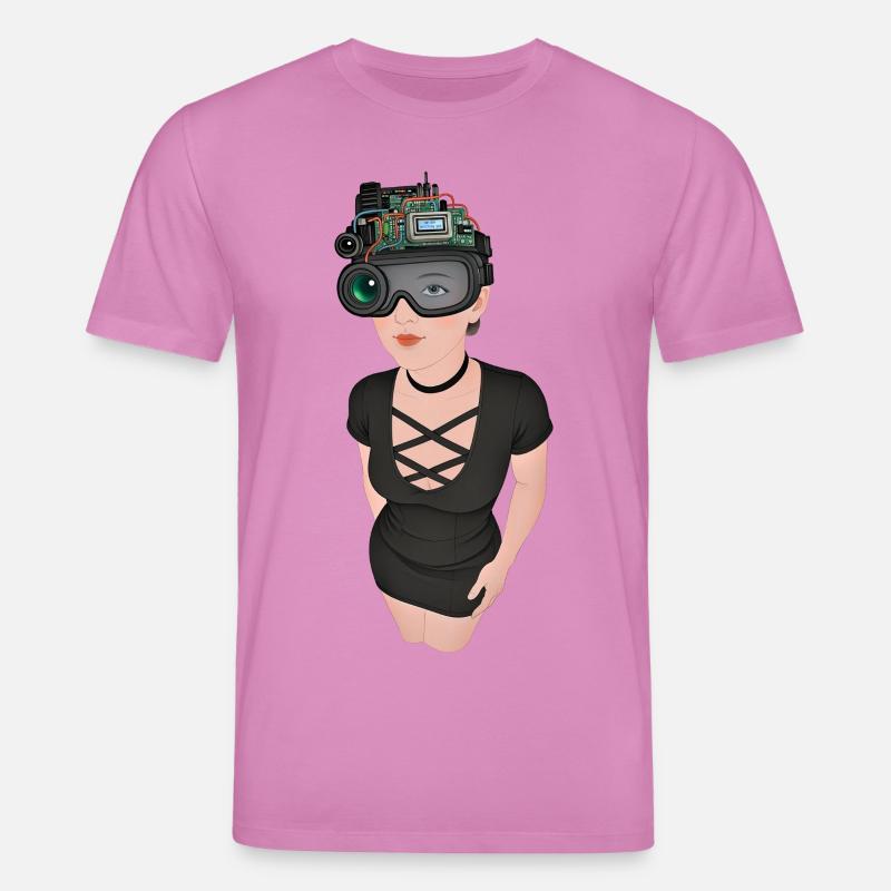 ICH BEOBACHTE DICH #2 – Geek & Sci-Fi - Stanley/Stella Unisex Bio-T-Shirt CREATOR  - Pink