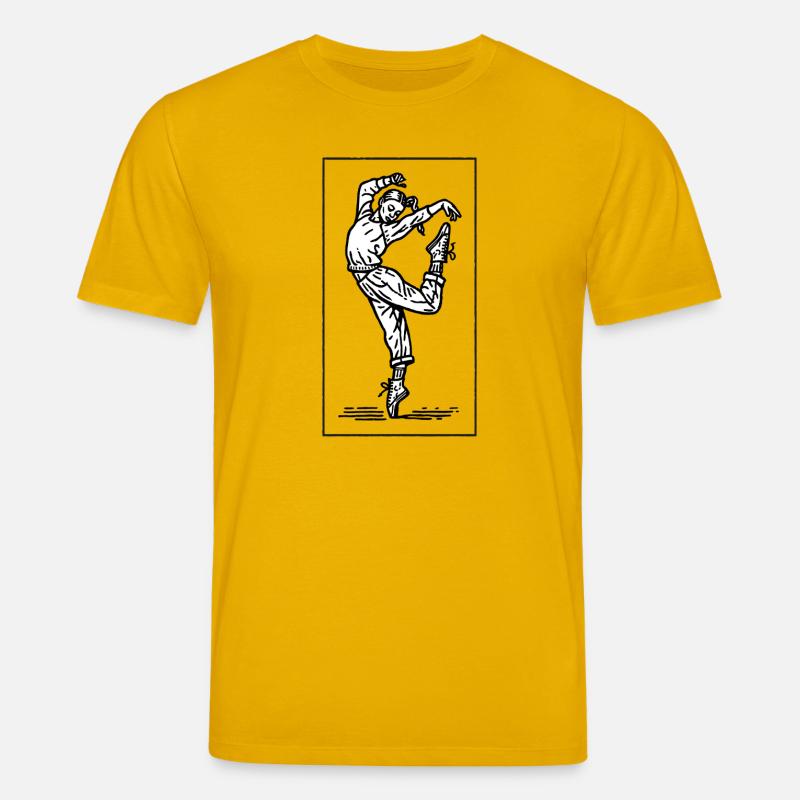 Danseuse #15 - T-shirt bio CREATOR Stanley/Stella Unisexe - jaune spectre